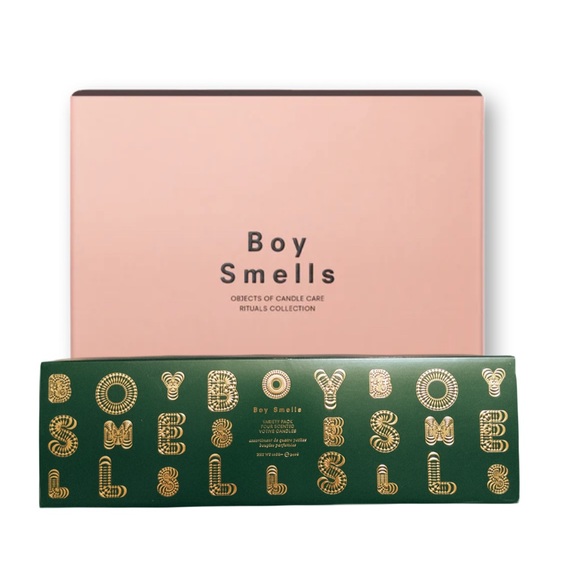 BOY SMELLS Holiday Votive Candle Quad + Candle Care Set - Picture 1 of 4